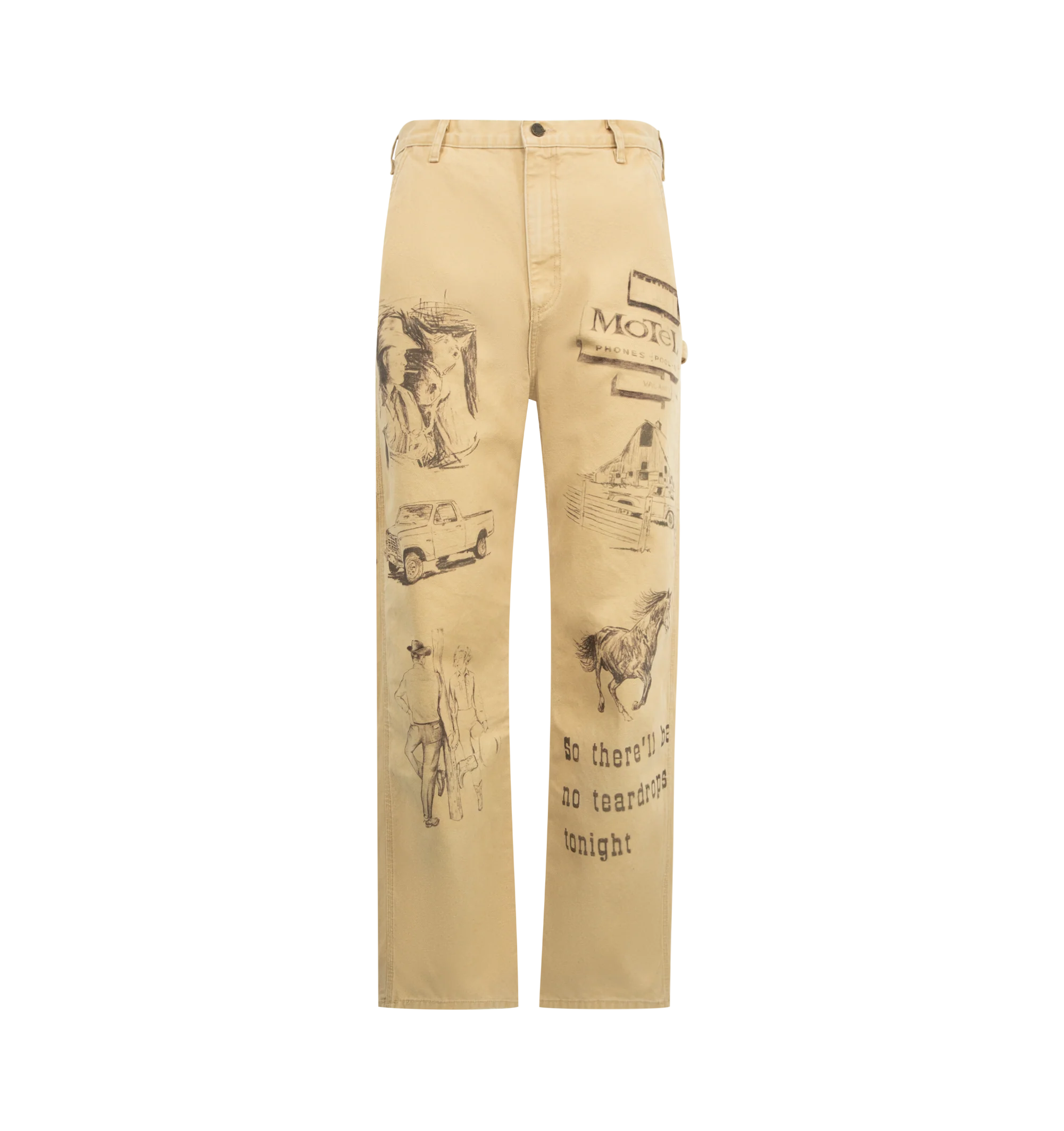 ALL OVER PRINT PAINTERS PANT (MENS)