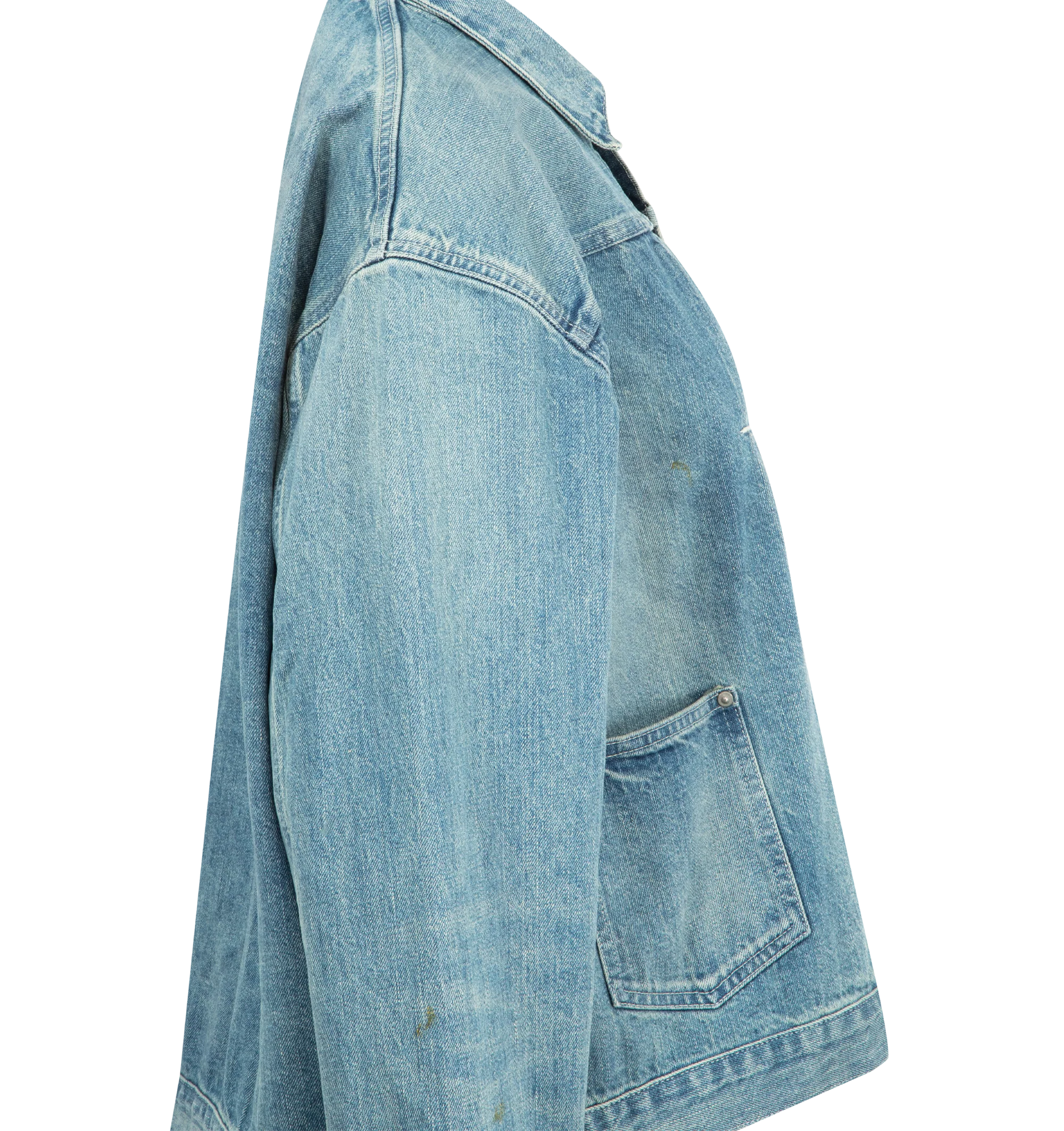 AMOSKEAG SELVEDGE DENIM SHORT JACKET (WOMENS) - Image 5