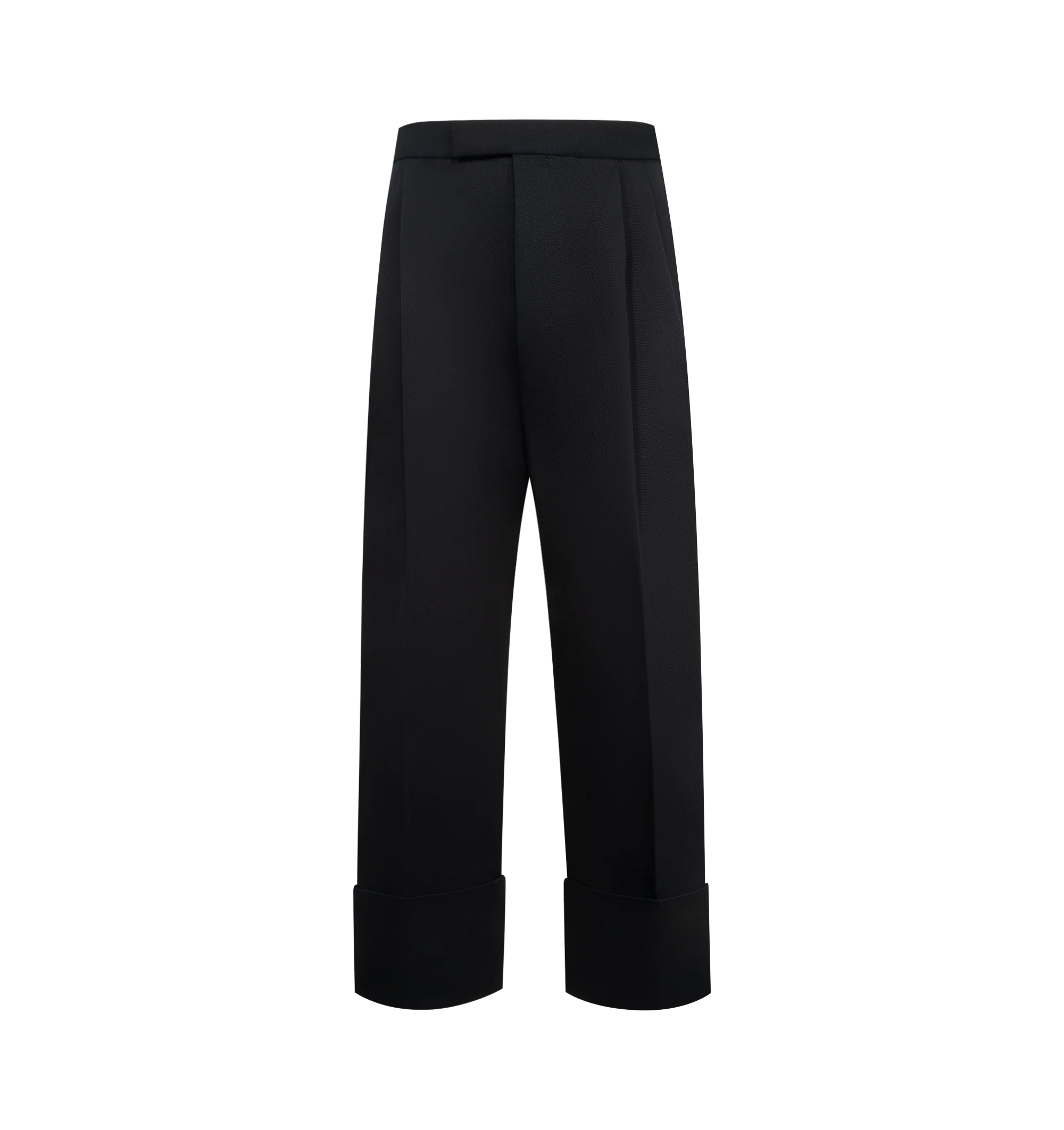 BACKSTRAP DOUBLE PLEAT TROUSER (MENS)