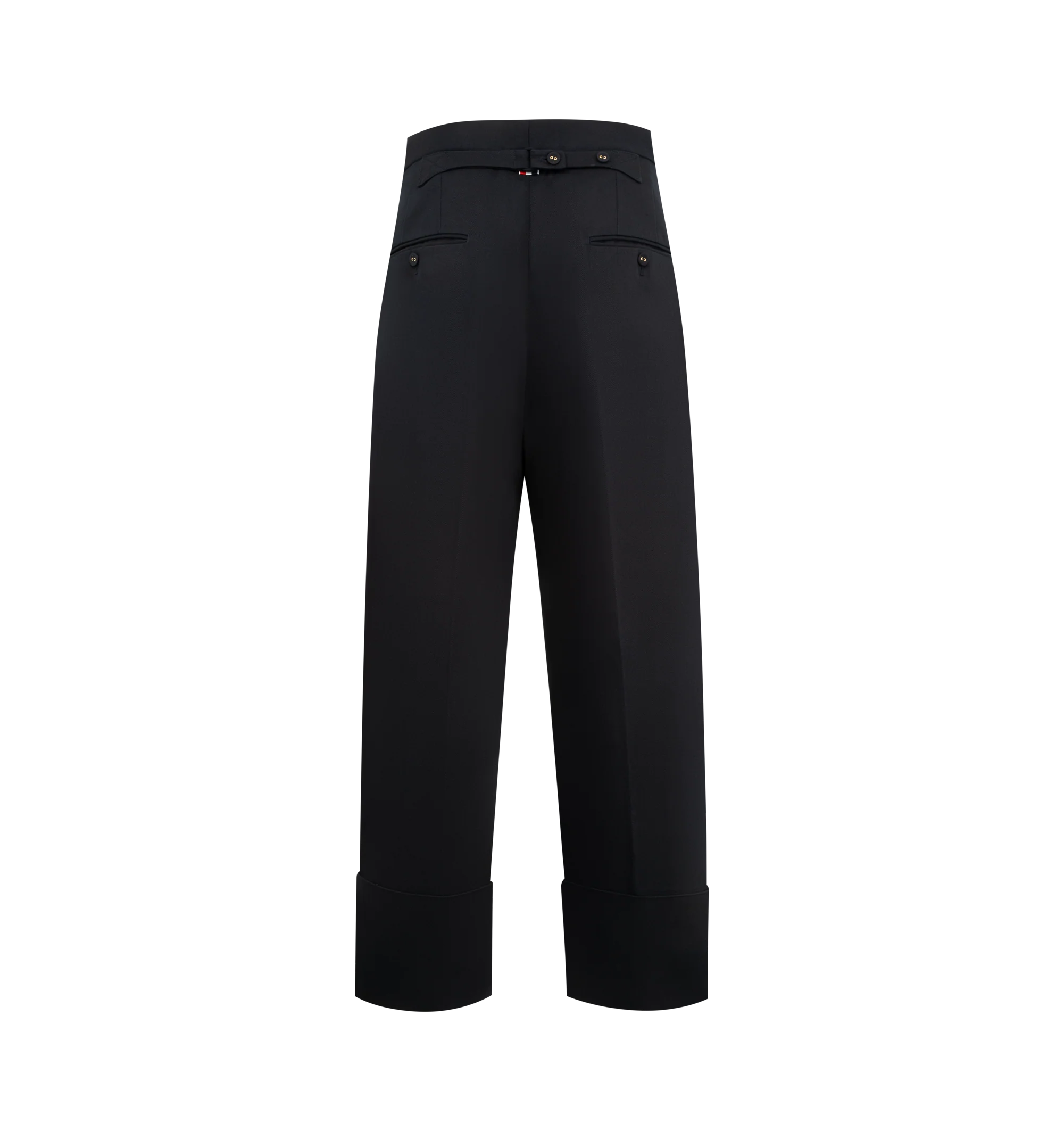 BACKSTRAP DOUBLE PLEAT TROUSER (MENS) - Image 2