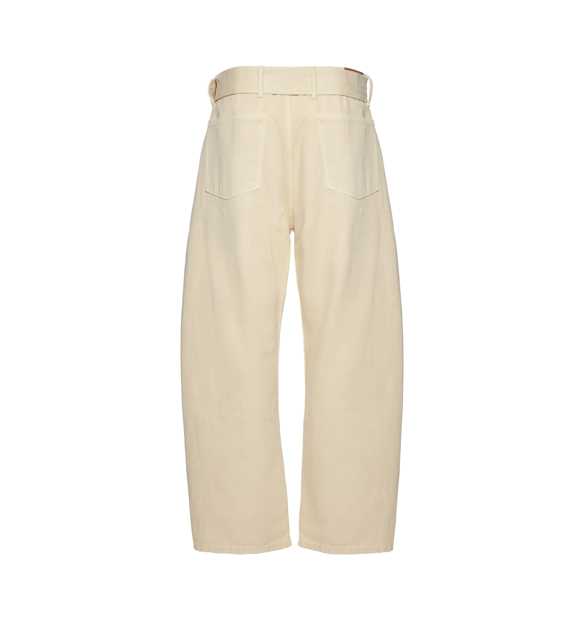 BELTED DENIM PANTS (WOMENS) - Image 2