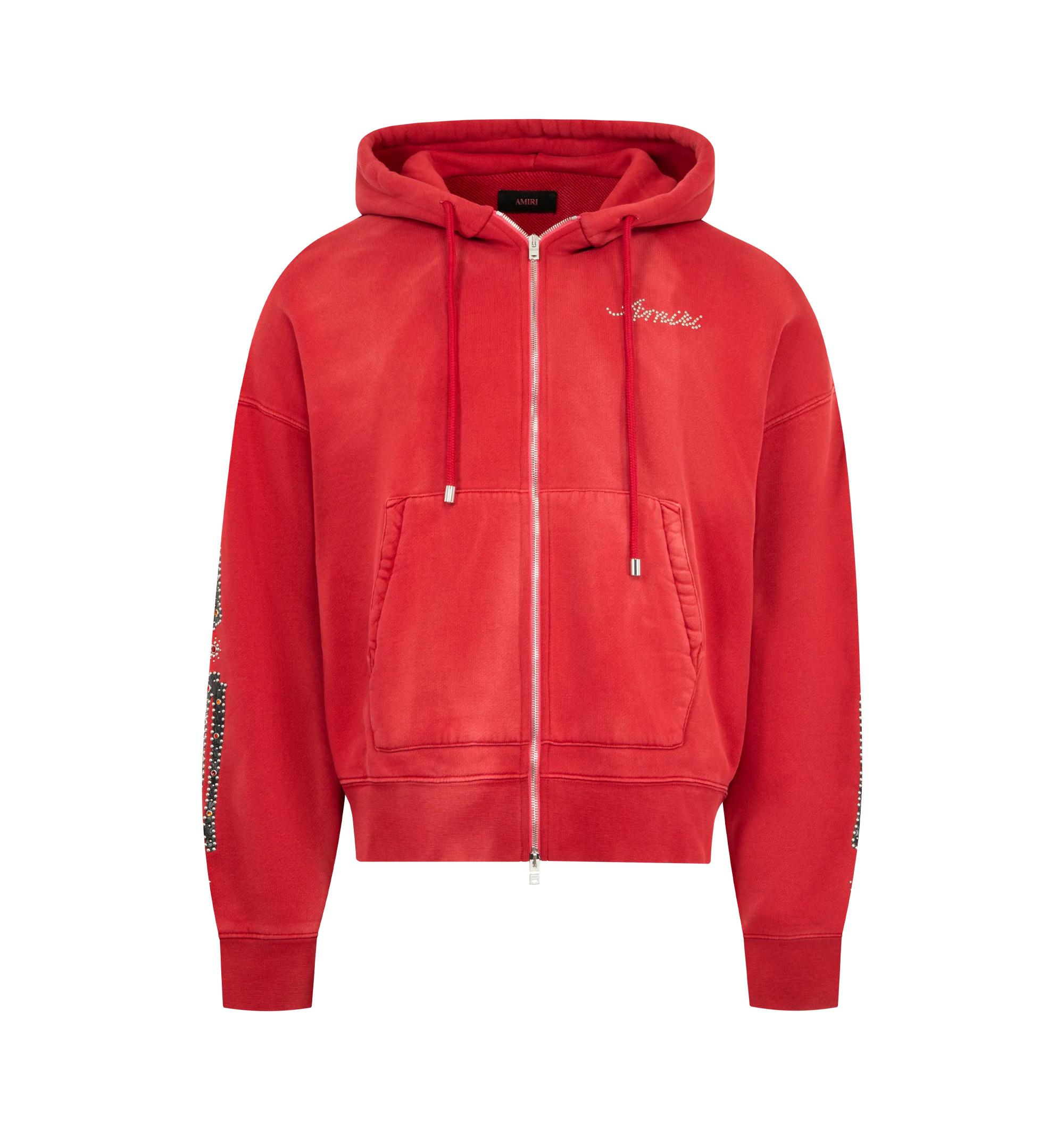 BONES STUDDED ZIP HOODIE (MENS)