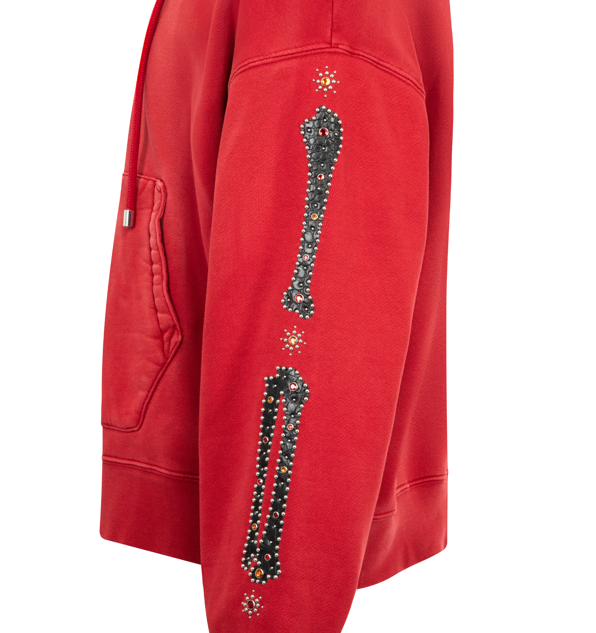 BONES STUDDED ZIP HOODIE (MENS) - Image 3
