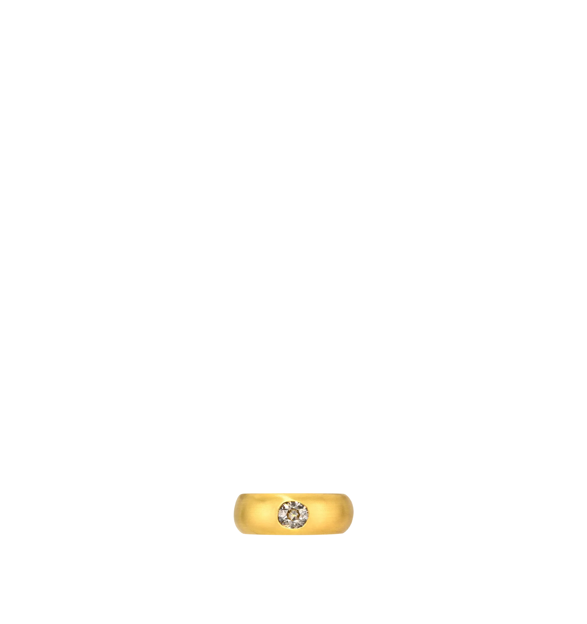 CHAMPAGNE OLD EUROPEAN CUT DIAMOND BAND