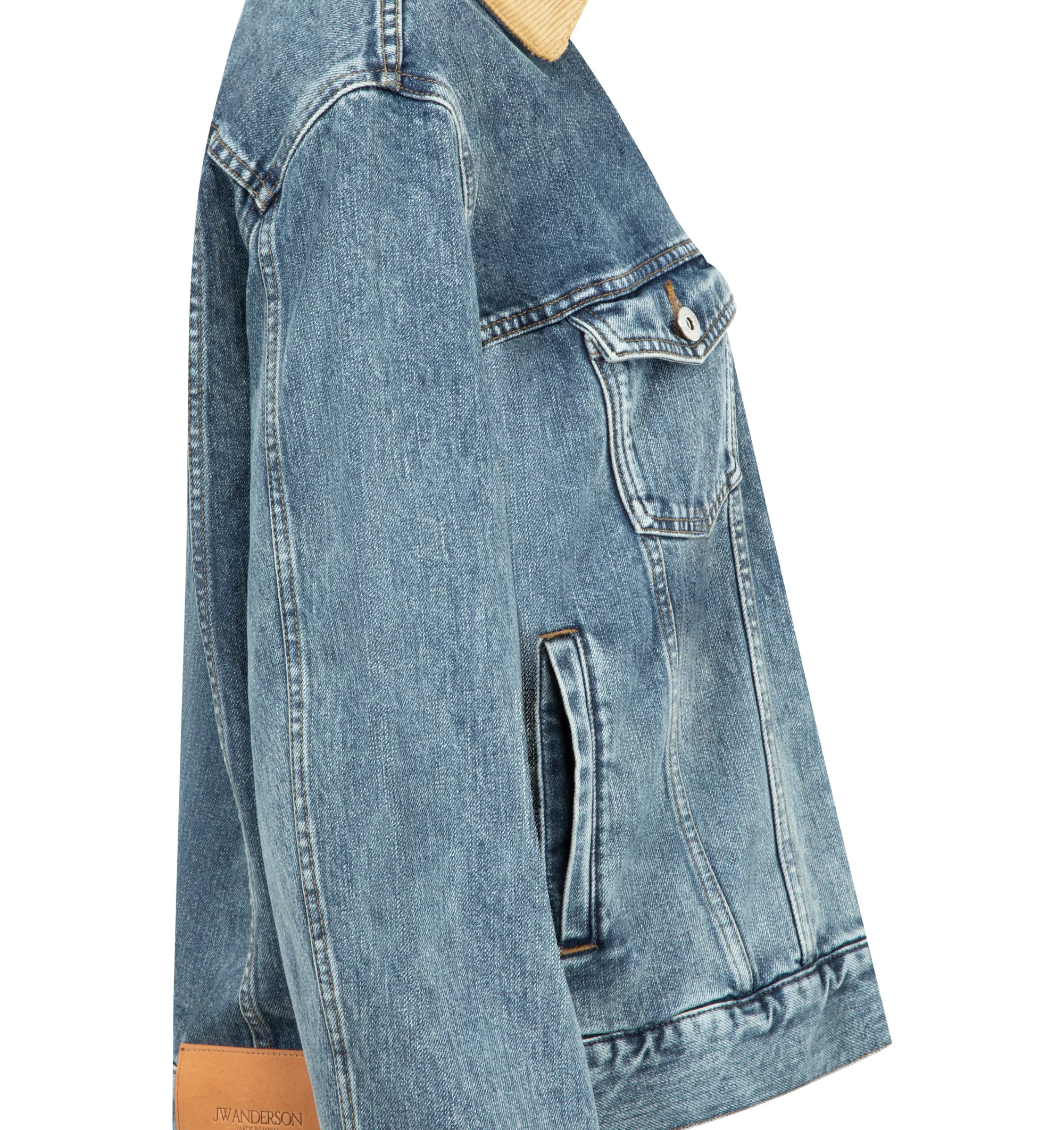 CORDUROY COLLAR JACKET (WOMENS) - Image 4