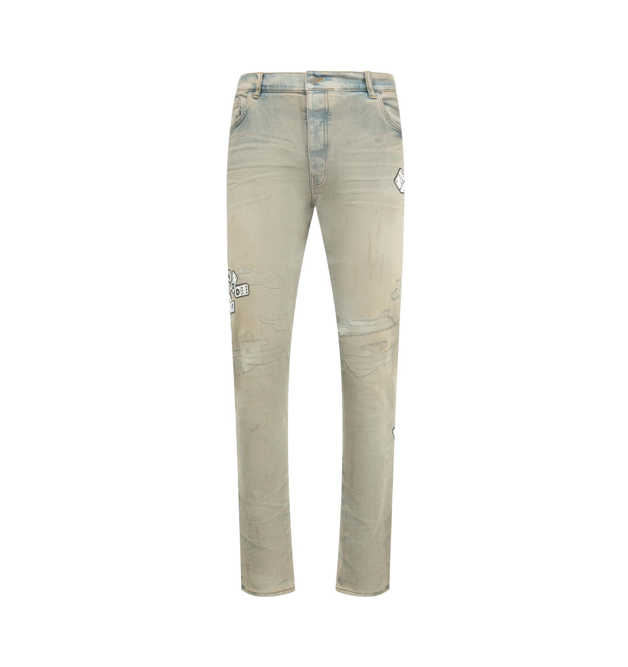 DOMINO APPLIQUE SKINNY JEAN (MENS)