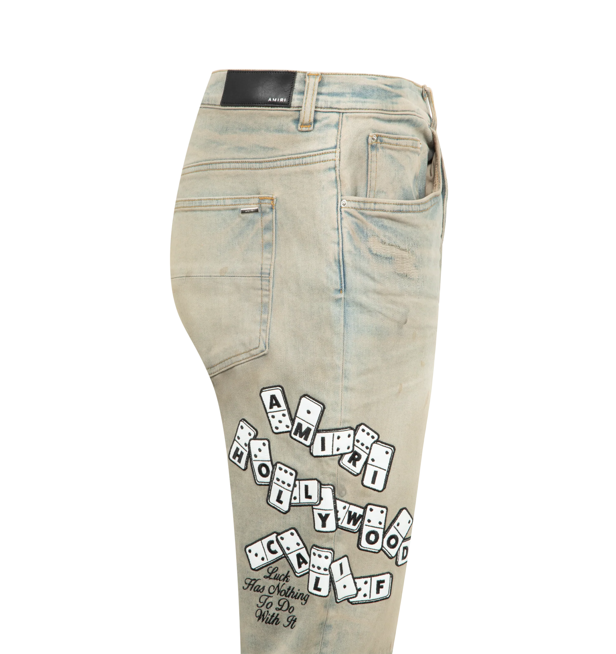 DOMINO APPLIQUE SKINNY JEAN (MENS) - Image 3