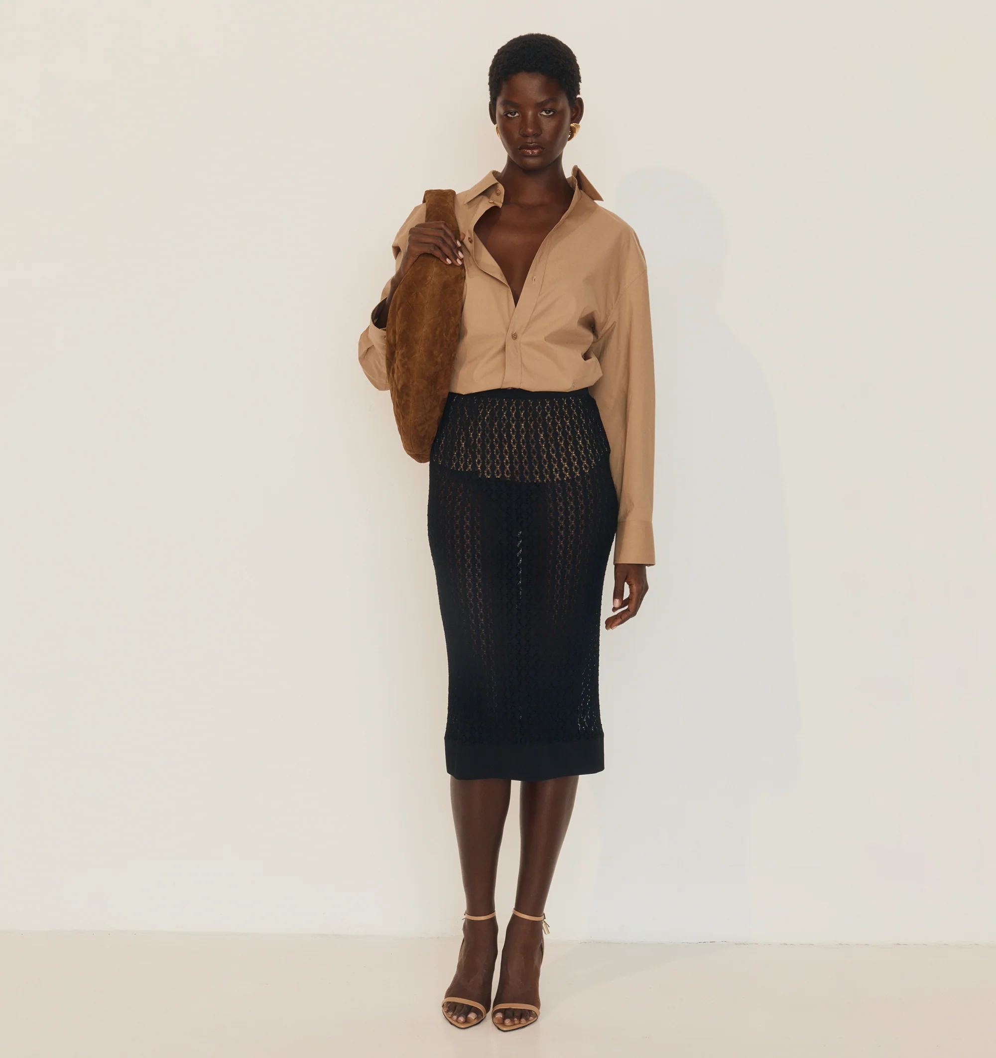 COTTON POPLIN SHIRT (WOMENS) - Image 3