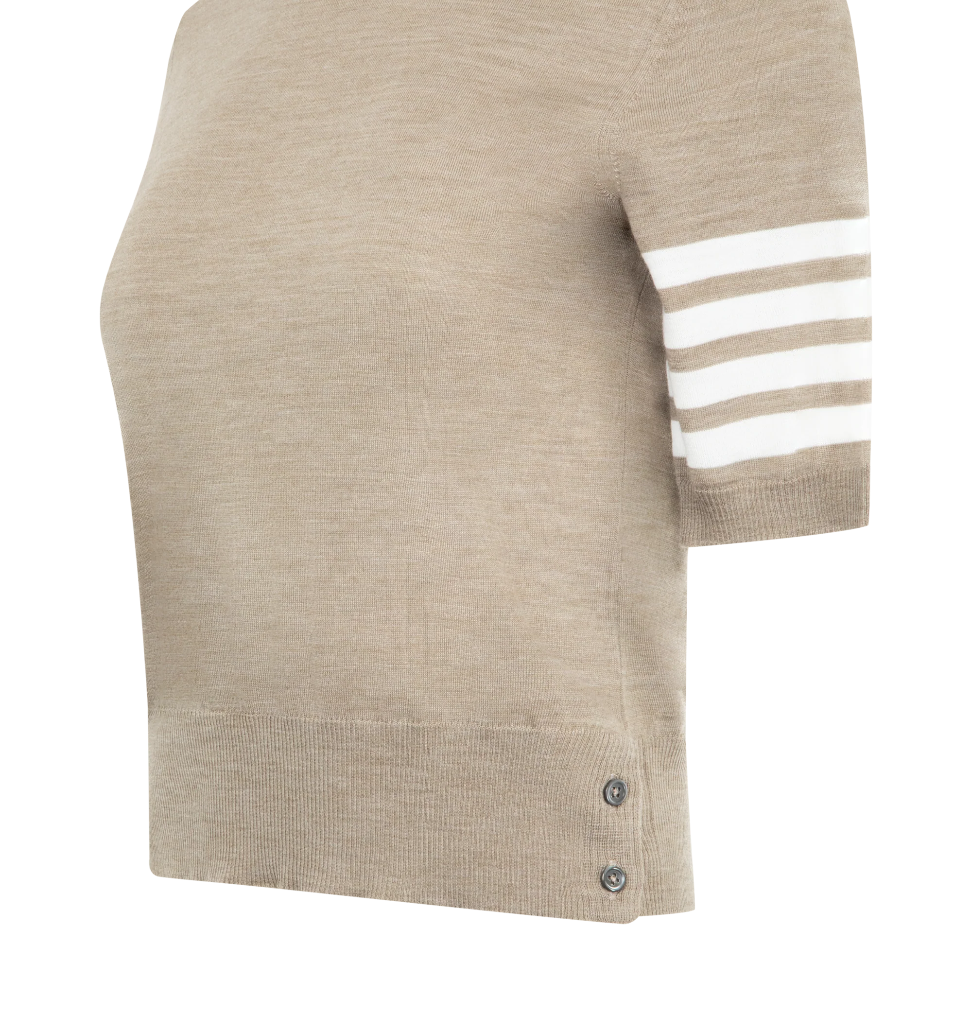 FINE MERINO WOOL 4-BAR TEE (WOMENS) - Image 3