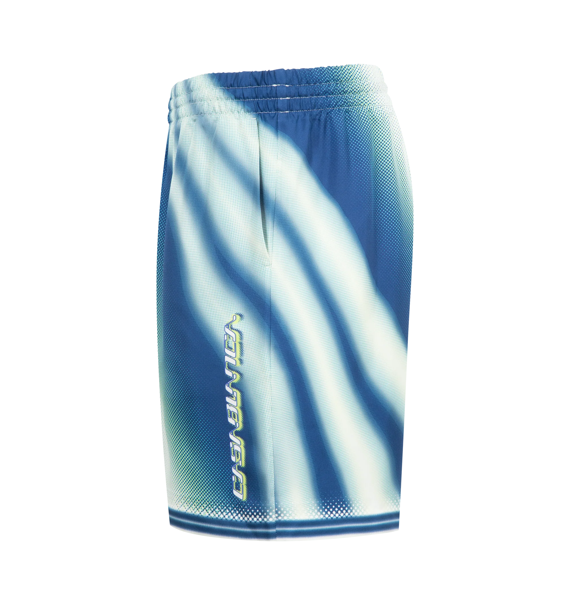 FLAMING TENNIS BALL SILK SHORTS (MENS) - Image 3