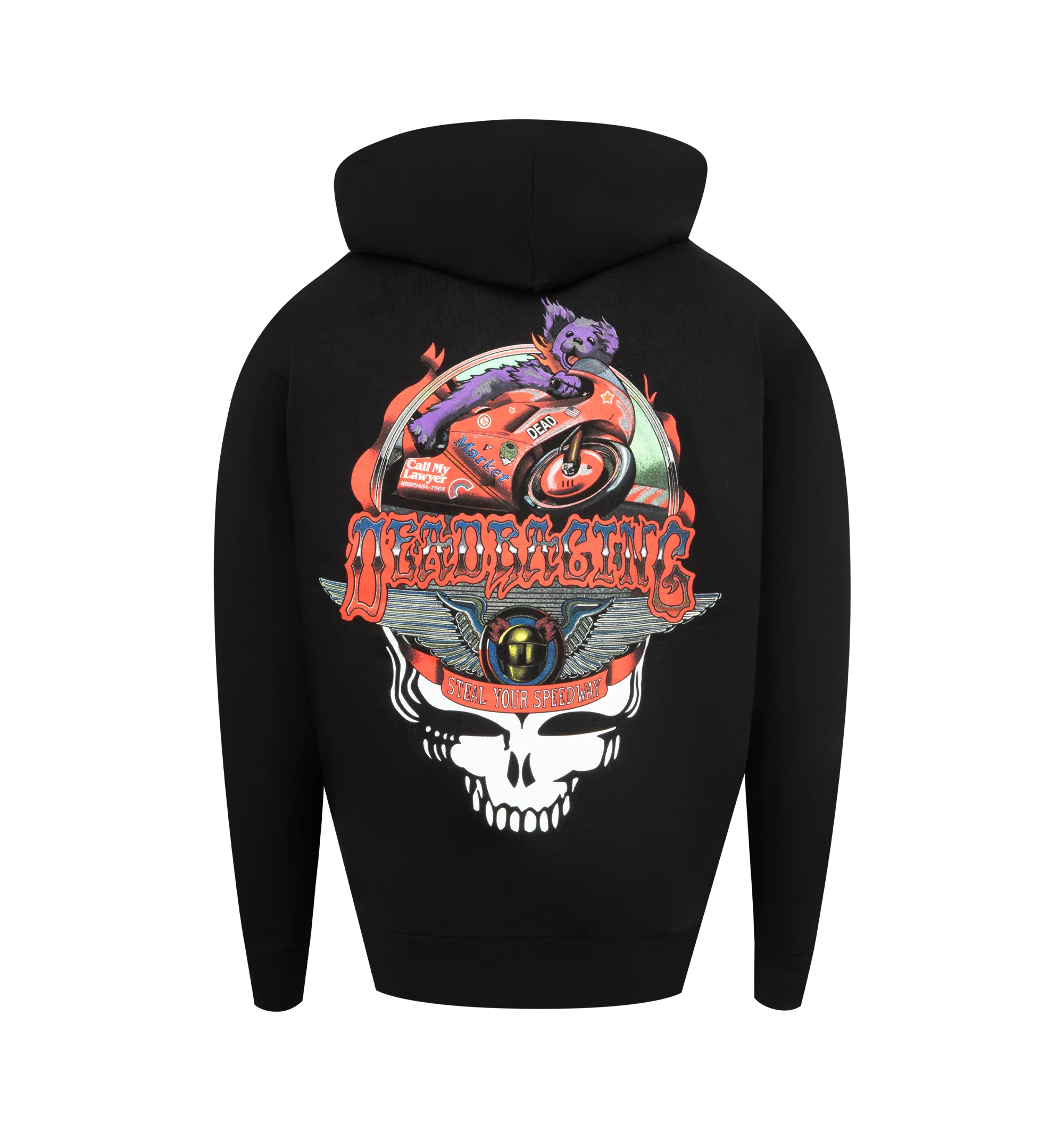 GD STEALIE MOTO BEAR HOODIE (MENS) - Image 2
