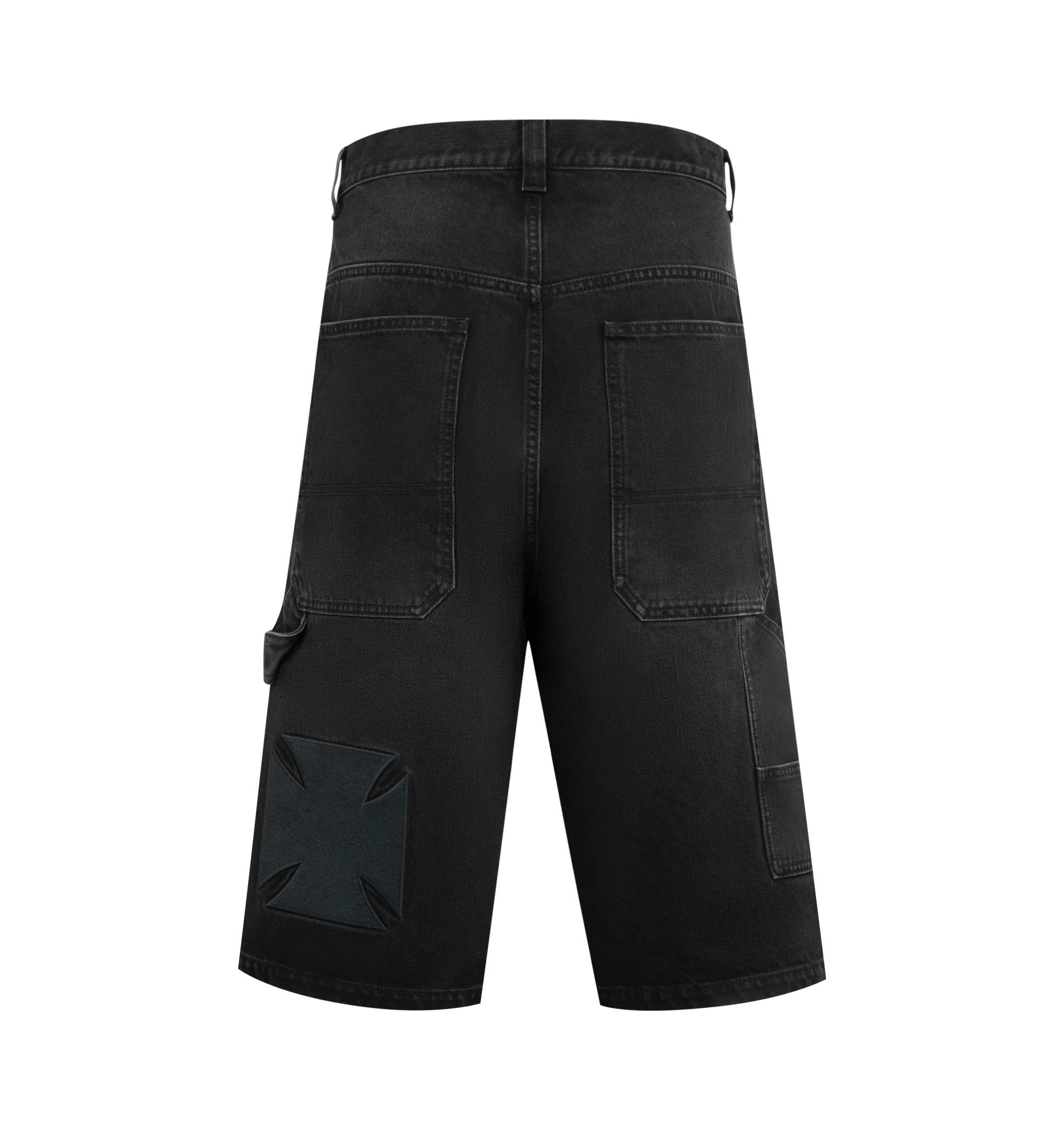HIP-HOP DENIM SHORTS (MENS) - Image 2
