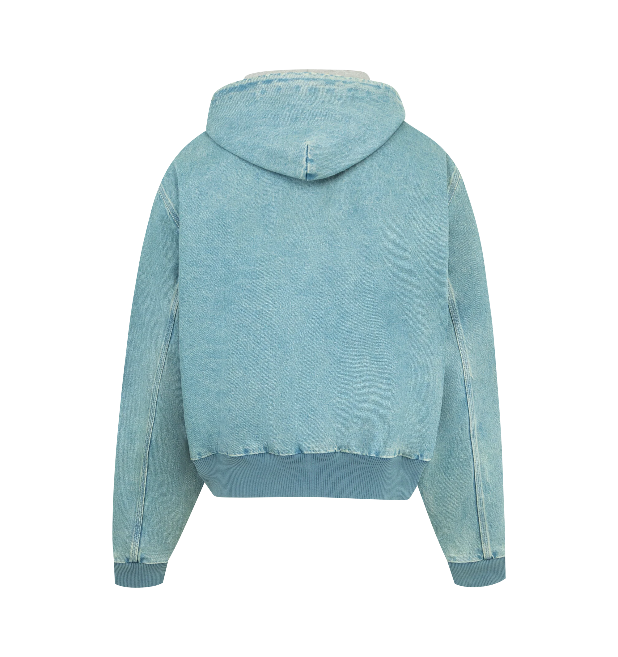 HOODED WORKWEAR DENIM JACKET (MENS) - Image 2