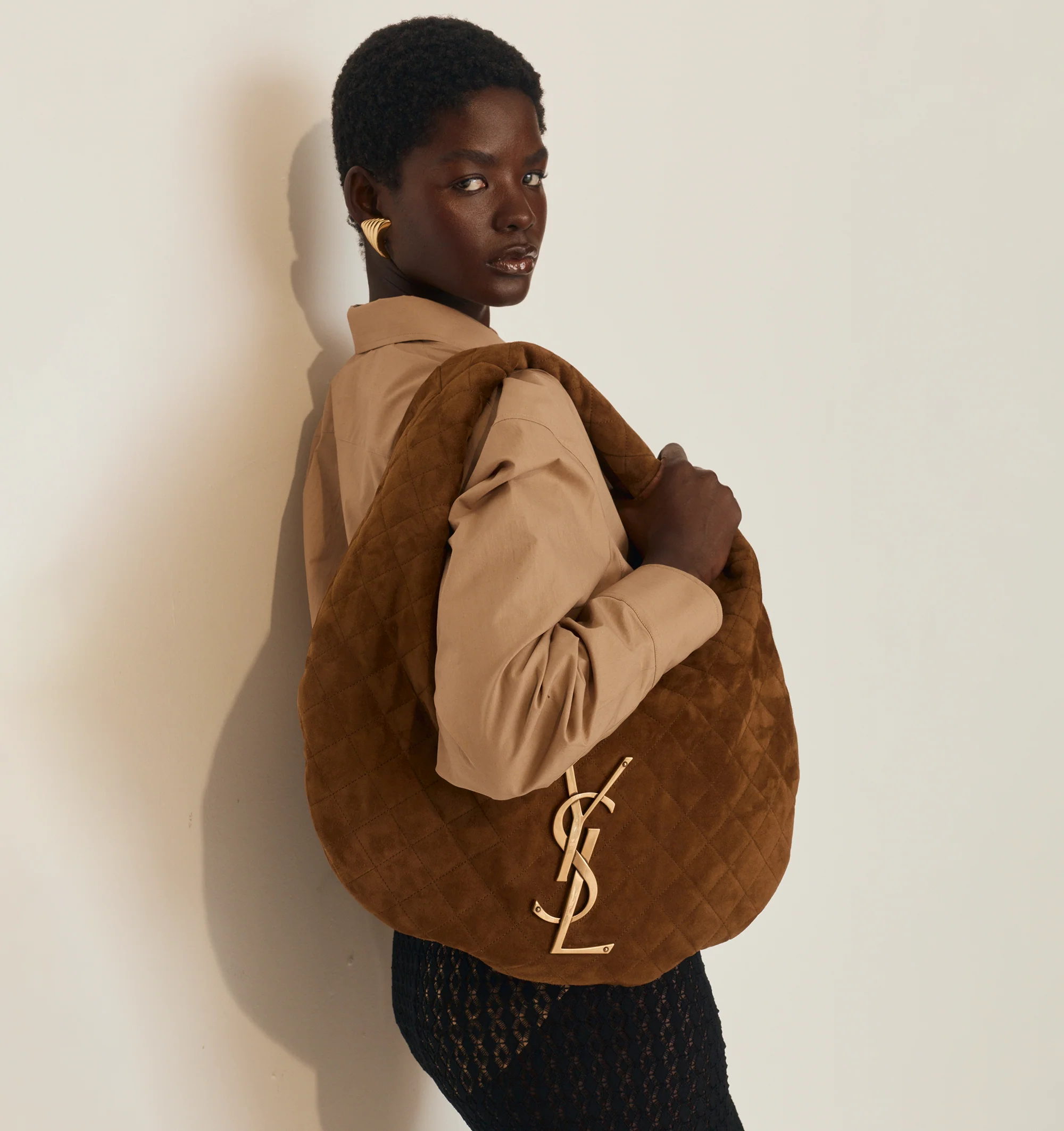 ICARE HOBO SUEDE BAG - Image 2