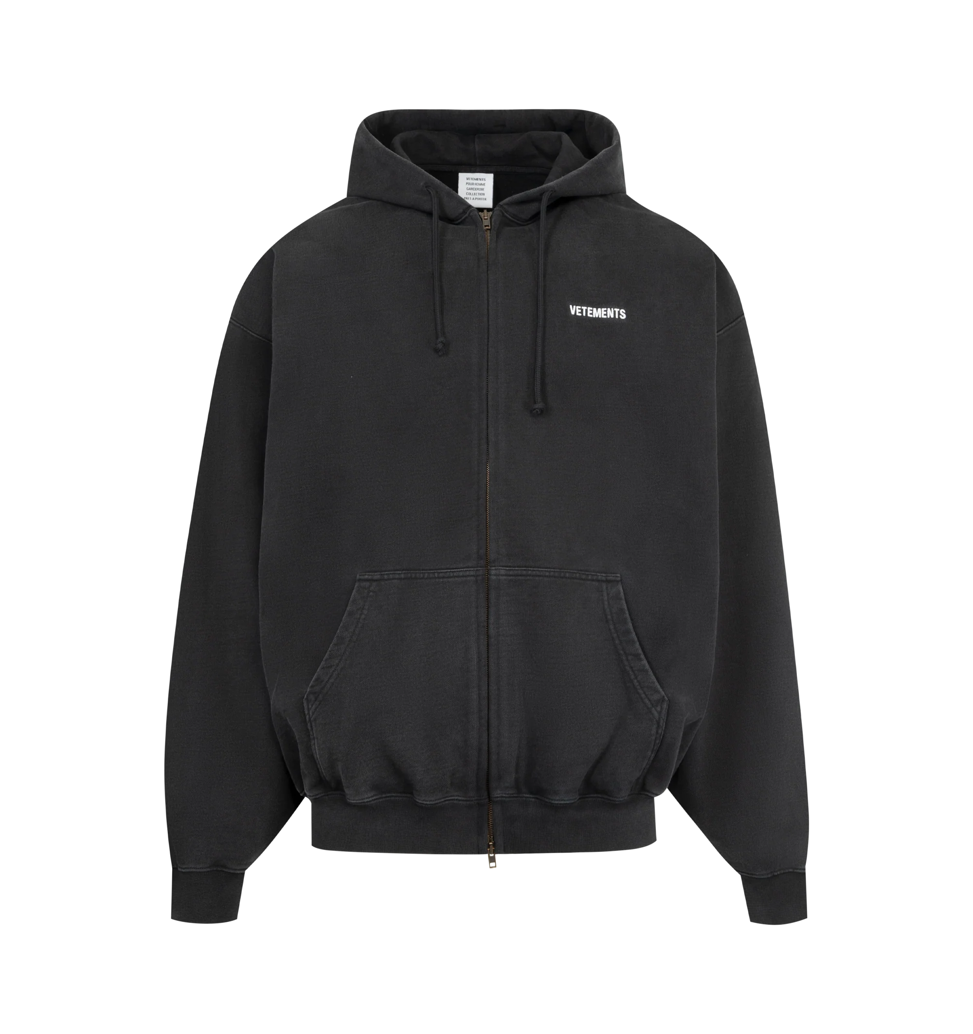 ICONIC LOGO ZIP-UP HOODIE (MENS)