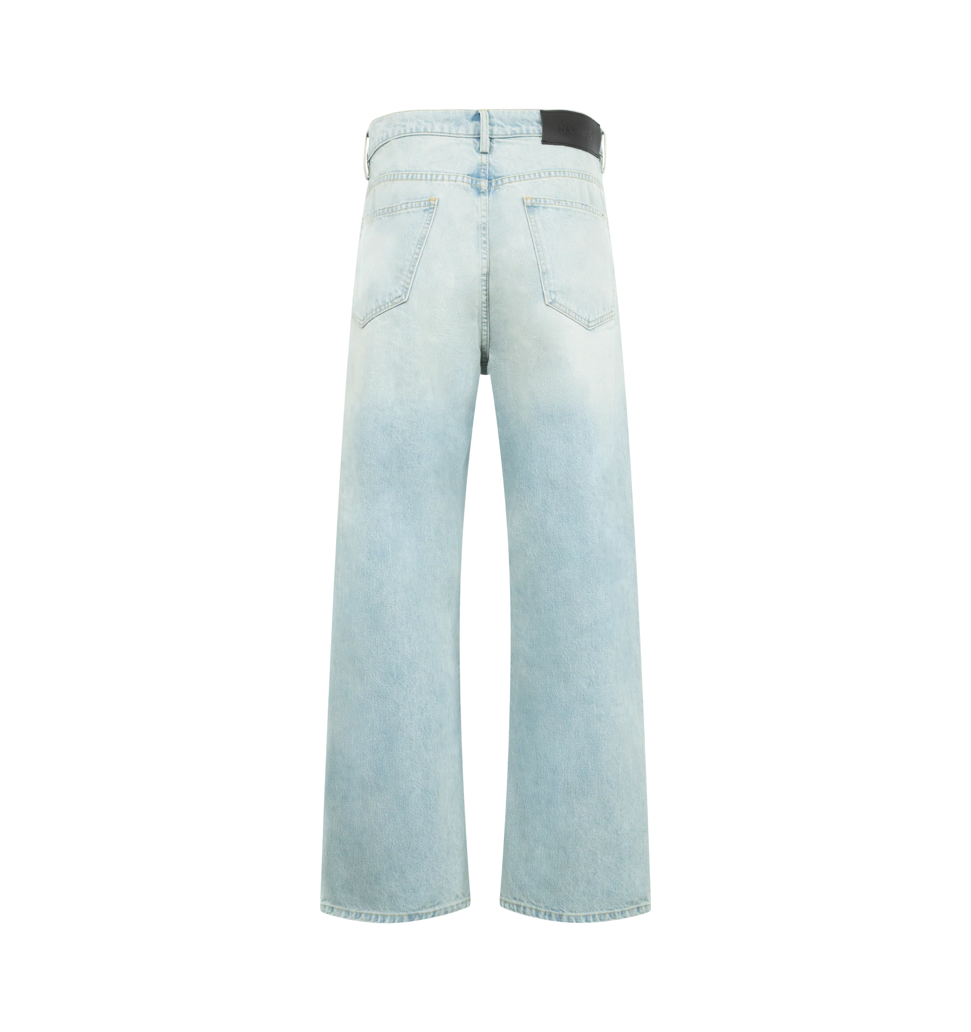 LIGHT WASH BAGGY JEANS (MENS) - Image 2