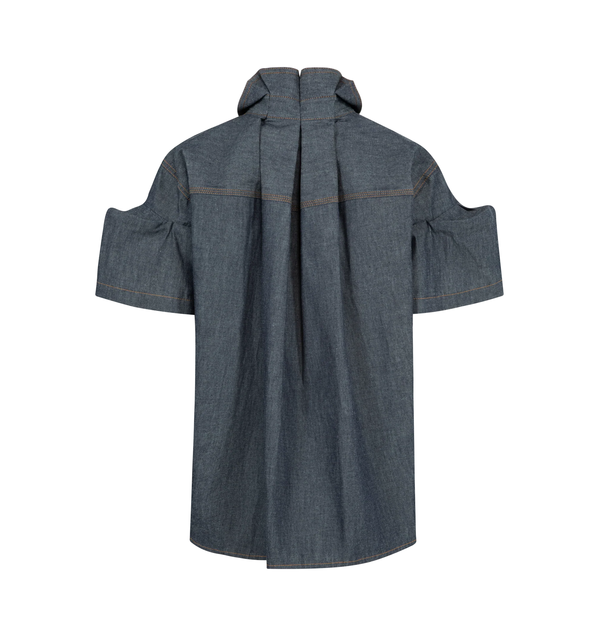 LIGHT WEIGHT DENIM SHIRT (WOMENS) - Image 2