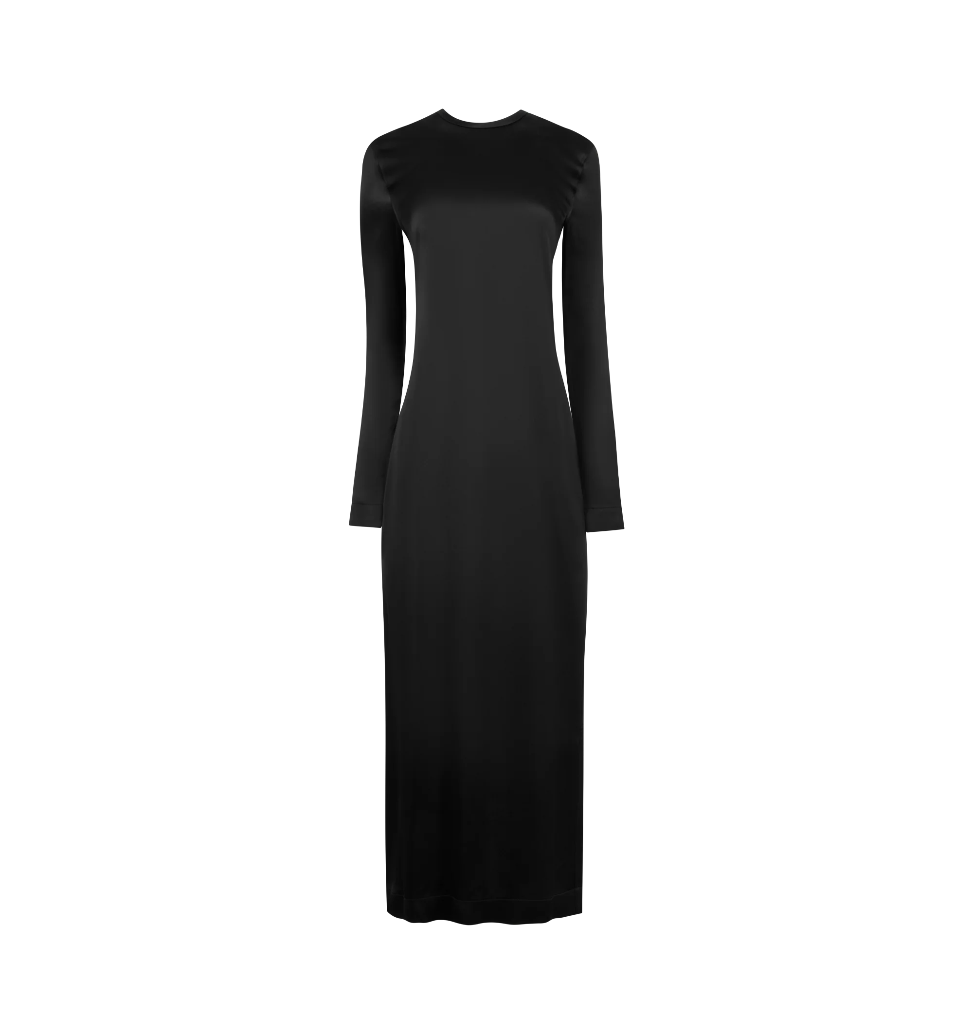 LONG SATIN DRESS (WOMENS)