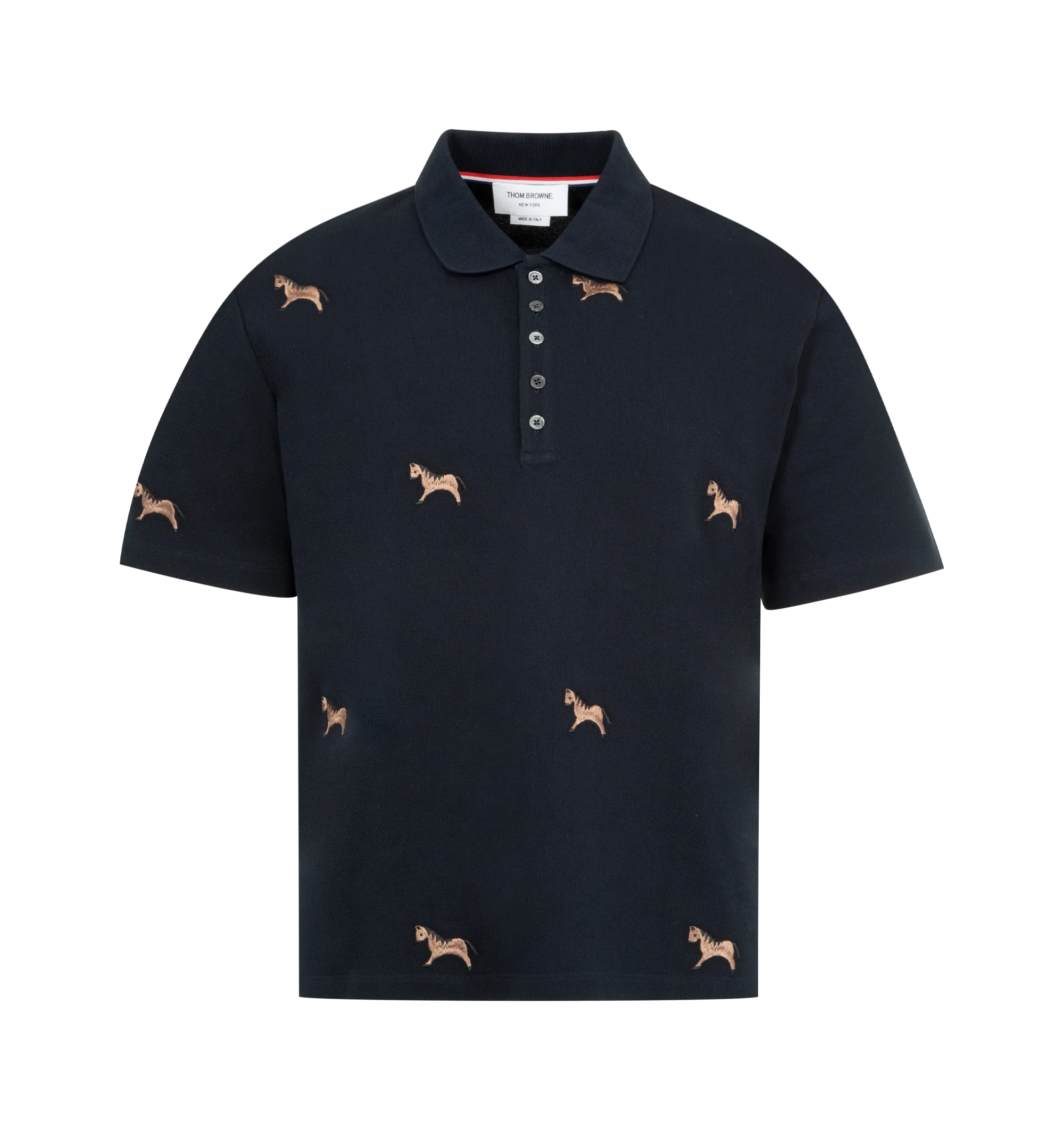 PIQUE HORSE EMBROIDERY POLO (MENS)