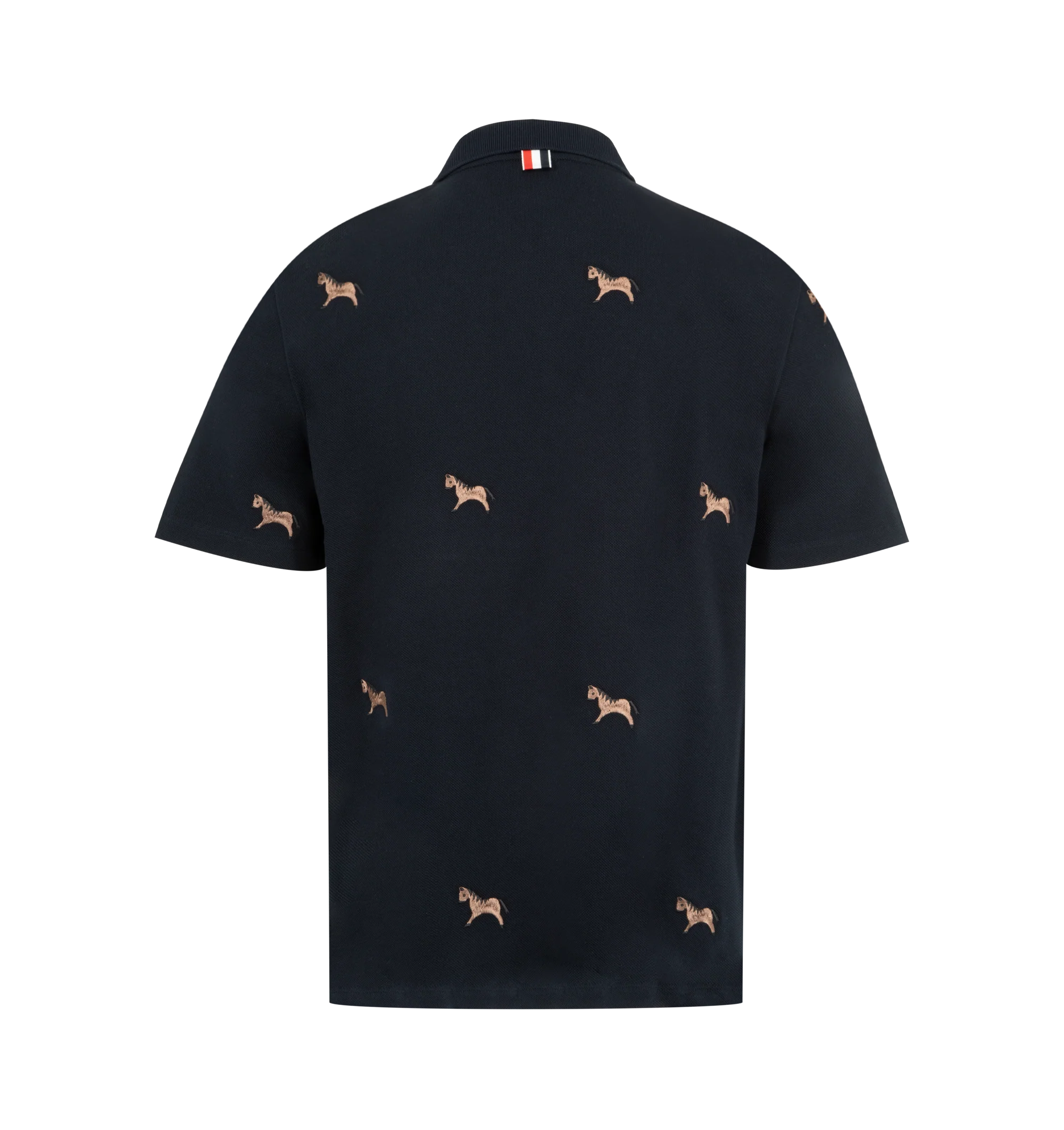PIQUE HORSE EMBROIDERY POLO (MENS) - Image 2