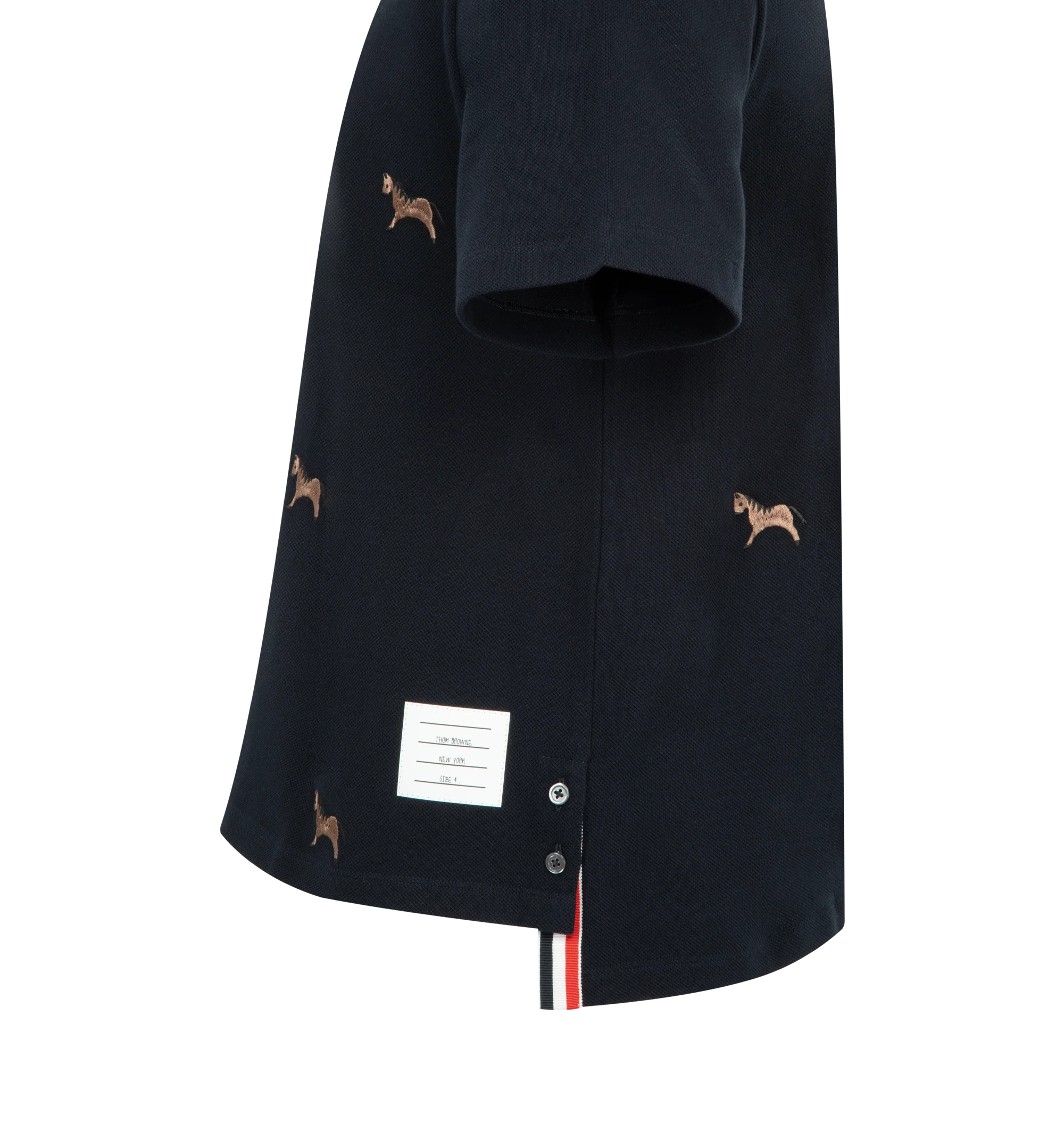 PIQUE HORSE EMBROIDERY POLO (MENS) - Image 3
