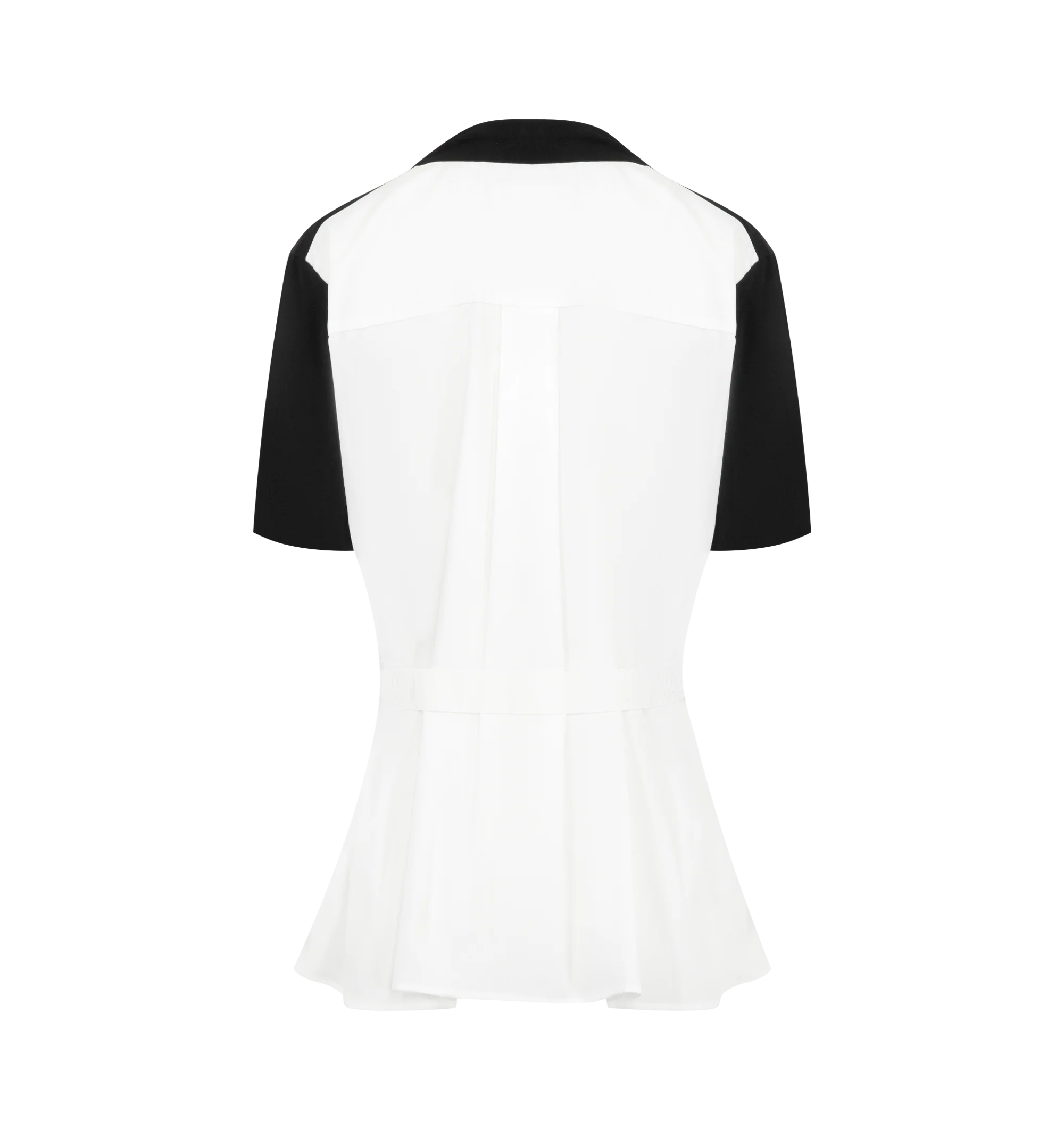 POPLIN X COTTON KNIT PULLOVER (WOMENS) - Image 2