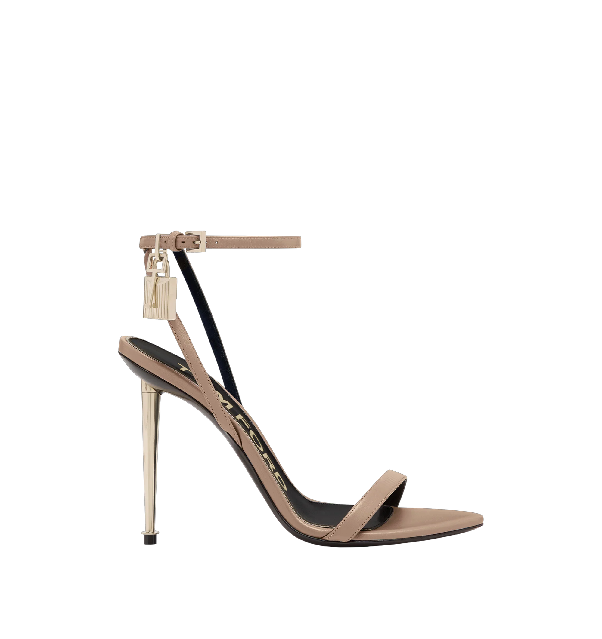 SHINY KID POINTY NAKED SANDAL (WOMENS)