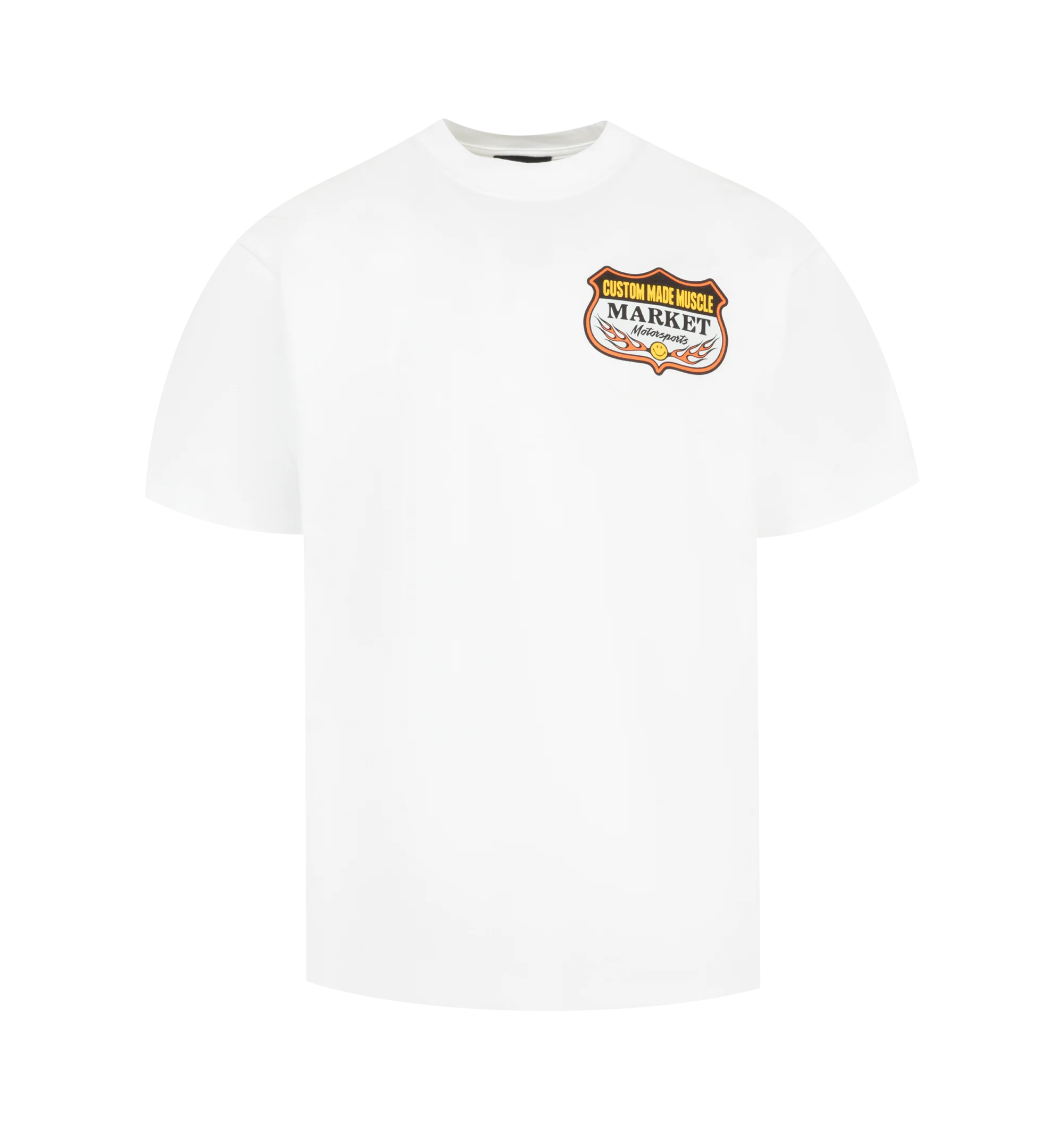 SMILEY BURNT RUBBER T-SHIRT (MENS)