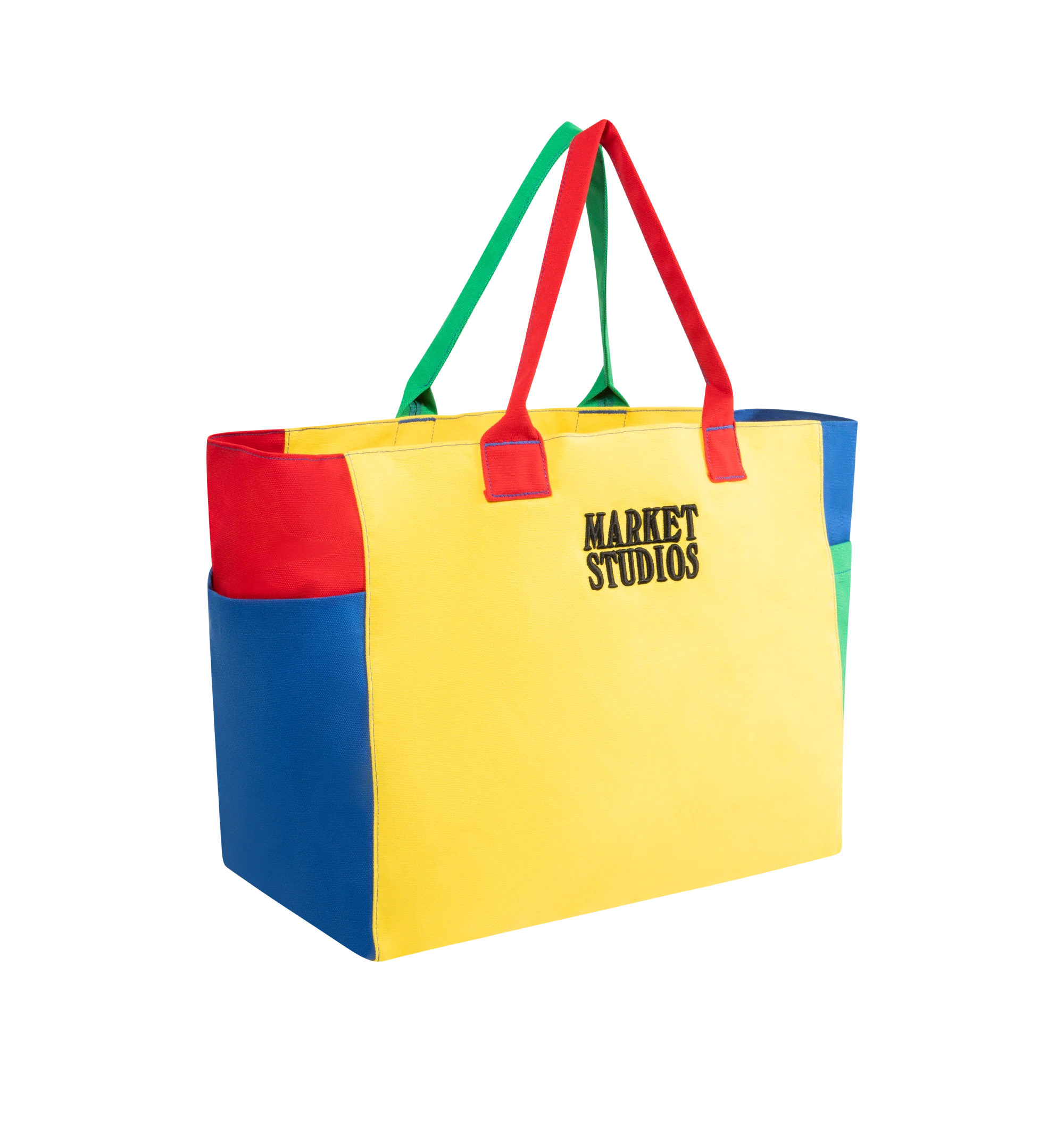 SMILEY COLORBLOCK TOTE BAG - Image 2