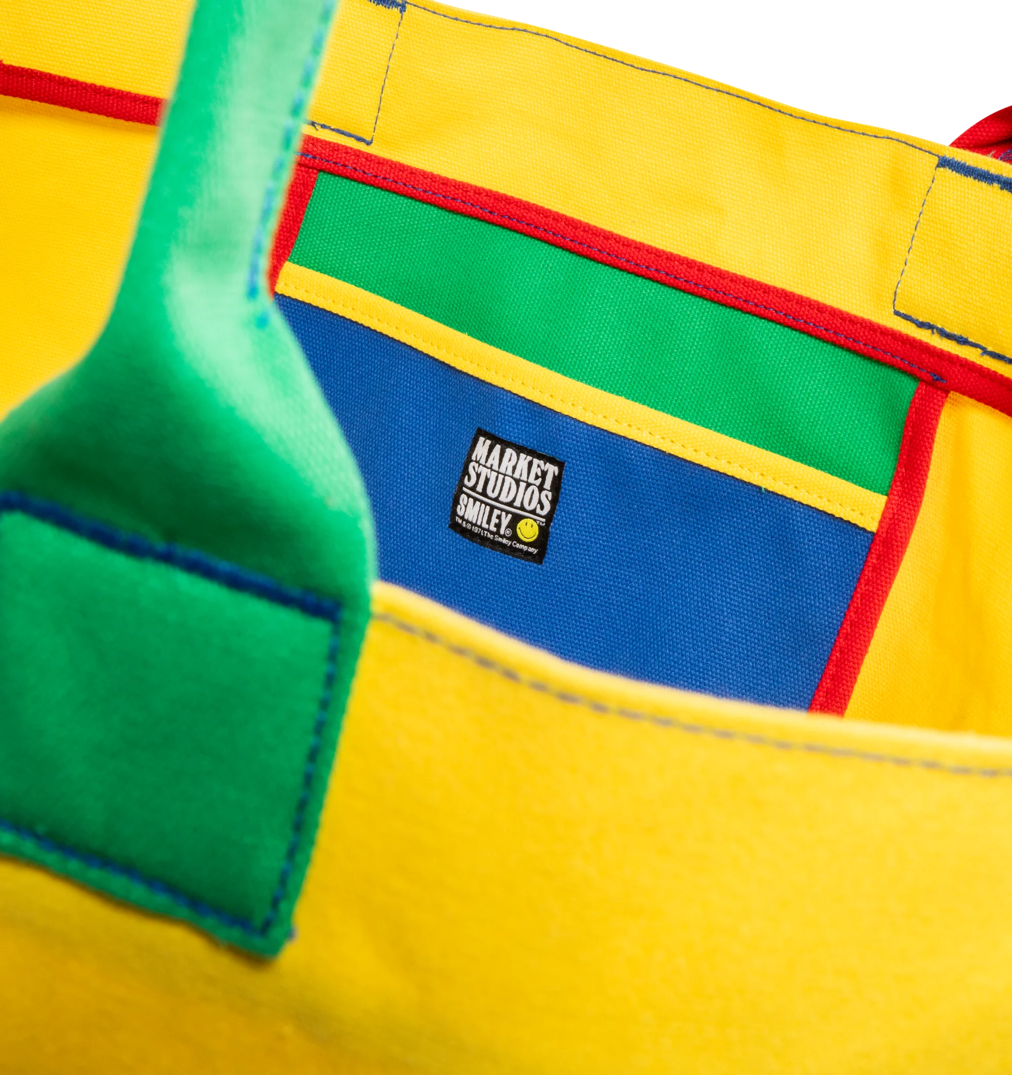 SMILEY COLORBLOCK TOTE BAG - Image 3