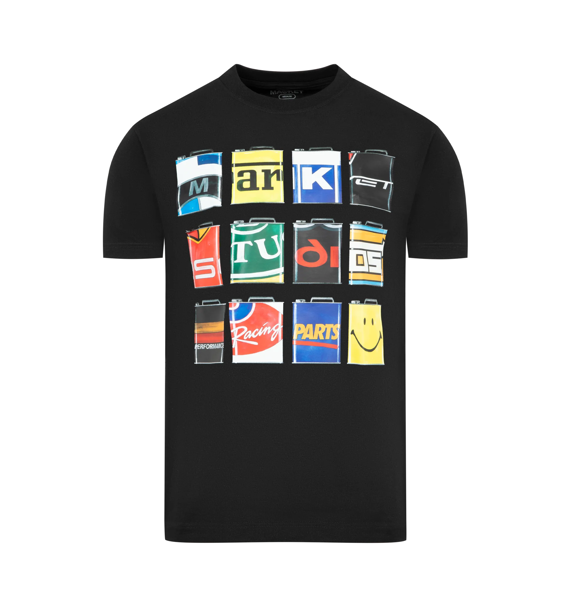 SMILEY OIL CAN T-SHIRT (MENS)