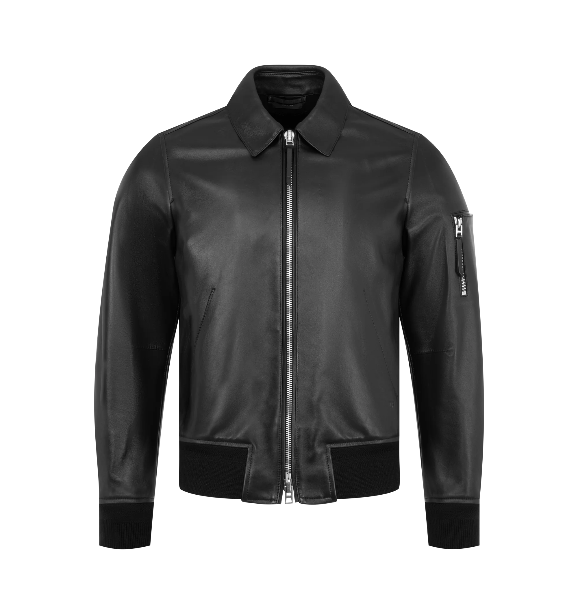 SOFT NAPPA PLONGE COLLAR BLOUSON (MENS)