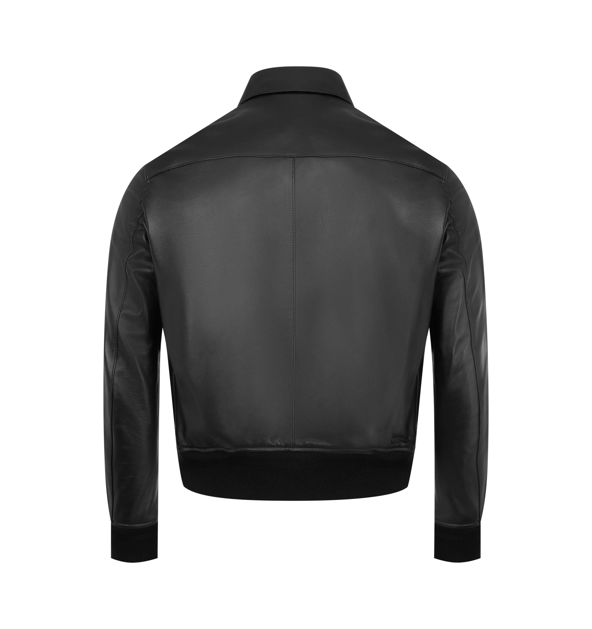 SOFT NAPPA PLONGE COLLAR BLOUSON (MENS) - Image 2