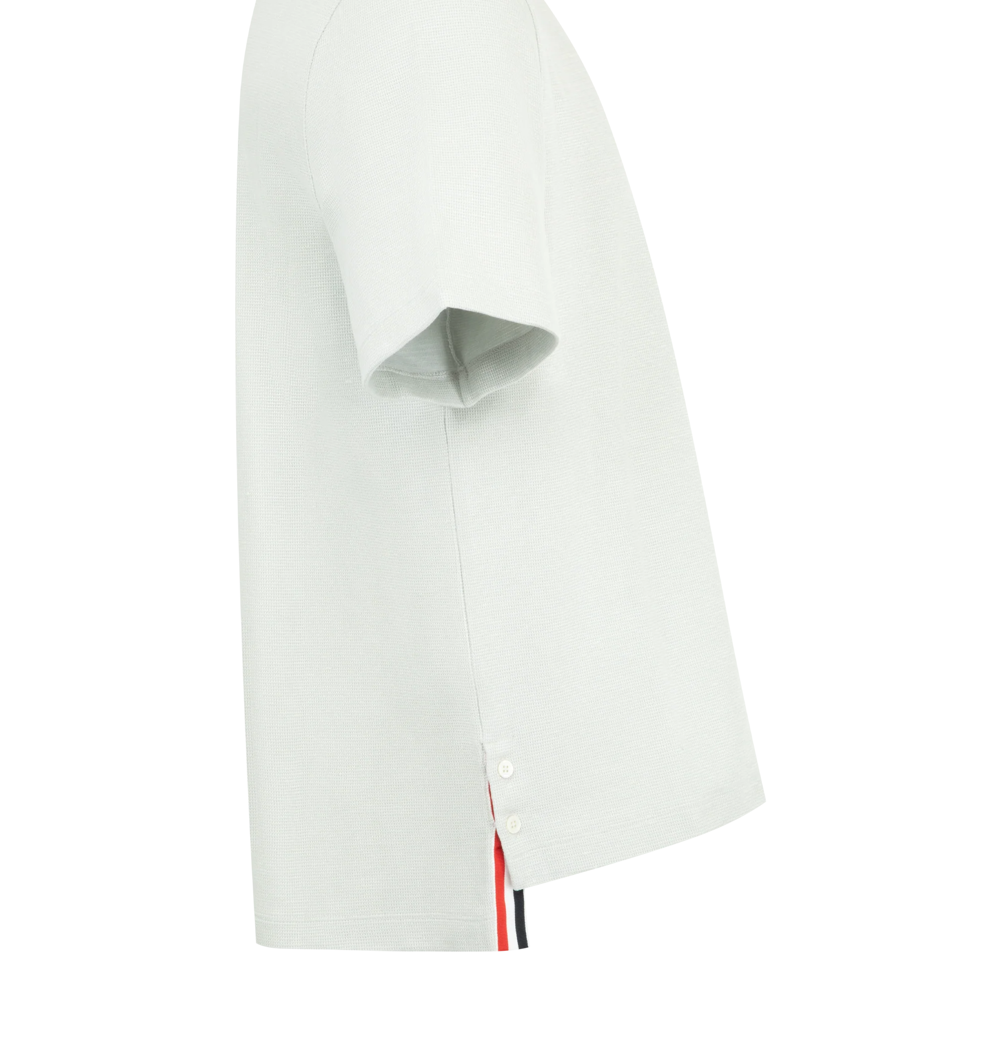 TEXTURED COTTON LINEN TEE (MENS) - Image 3