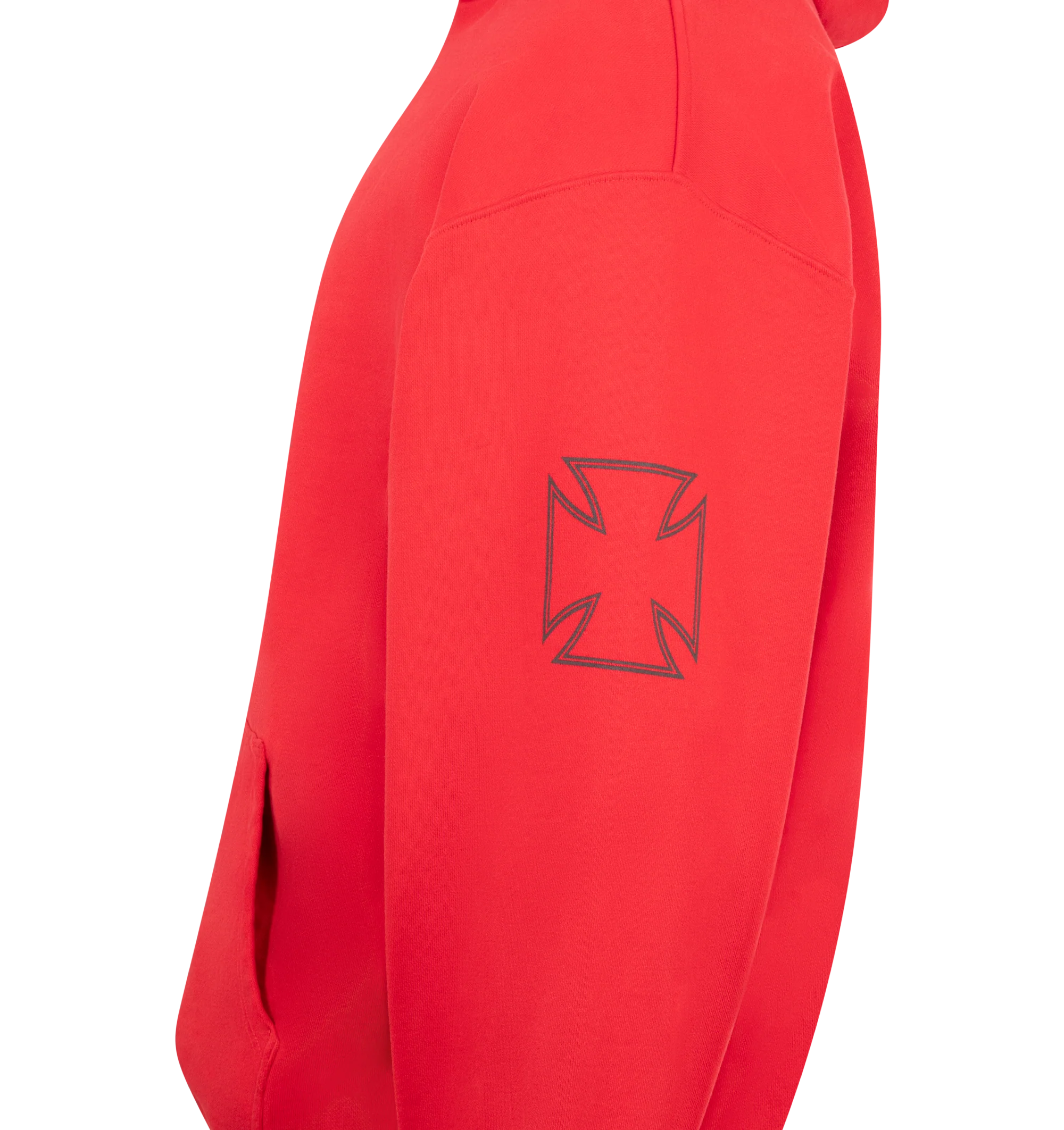 TRIPPLE BIKER CROSS LOGO HOODIE (MENS) - Image 3