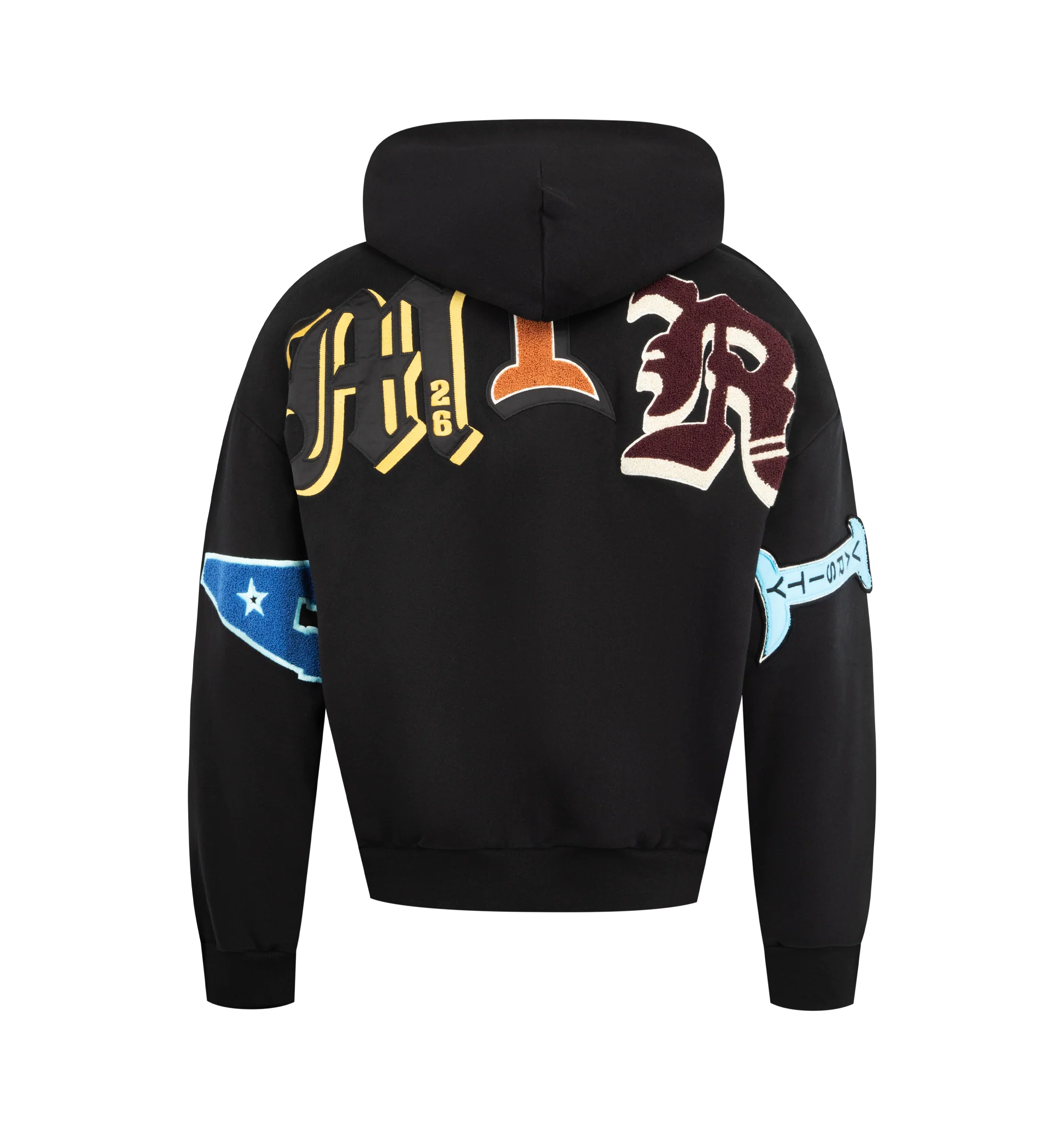 VARSITY PATCH OS ZIP HOODIE (MENS) - Image 2
