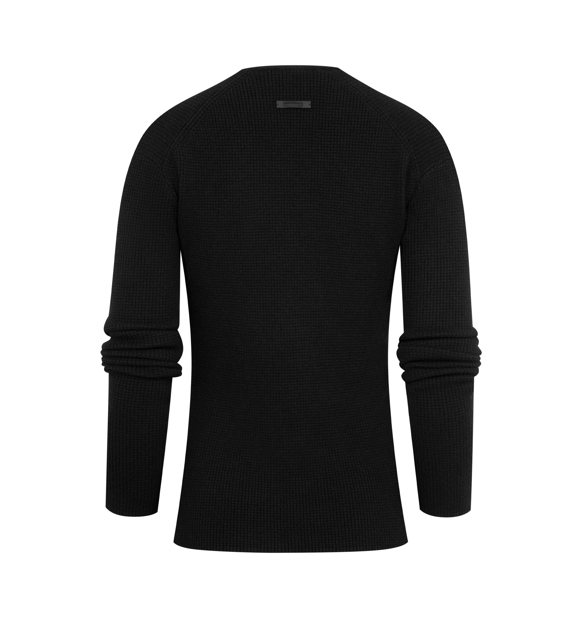WAFFLE LONG SLEEVE TOP (WOMENS) - Image 2