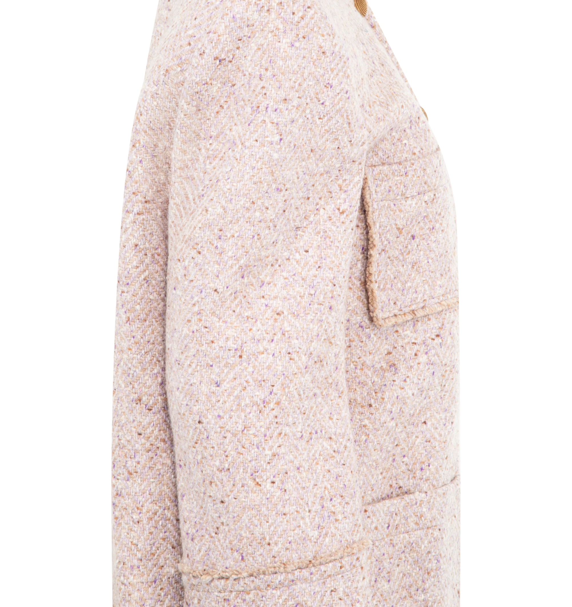 WOOL BLEND TWEED COAT (WOMENS) - Image 3